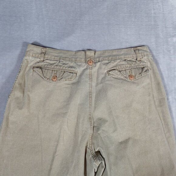 Vintage Trader Bay Baggy Pants Mens 32x28 (Estimated) Skater Style Khaki 90s - Picture 9 of 14
